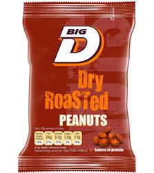 Dry Roasted Nuts BIG D 50g