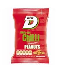 Chili Peanuts BIG D 50g